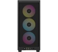 Corsair Boîtier PC iCUE 2000D RGB Airflow Mini‑ITX – 3x AF120 SLIM RGB, Panneaux acier maillé, Noir