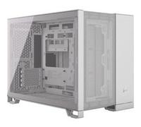 CORSAIR 2500D AIRFLOW - Mid tower - micro ATX - panneau latéral fenêtré (verre trempé) - pas d'alimentation (ATX) - blanc - USB/Audio G