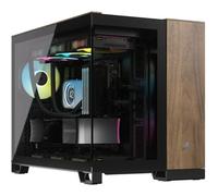 Corsair 2500X Black/Walnut Wood - Boîtier µATX avec fenêtre