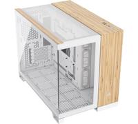 Corsair 2500x - Mid Tower - Micro Atx - Seitenteil Mit Fenster (geh?rtetes Glas) - Keine Spannungsversorgung (atx) - Wei?, Bamboo Wood - Usb/audio (c