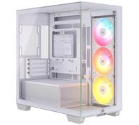 CORSAIR 2800X RS-R Ventilateur Inversé ARGB Micro-ATX Boîtier PC - Blanc