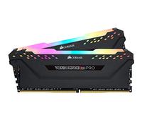 Vengeance RGB PRO - DDR4 - kit - 32 Go: 2 x 16 Go - DIMM 288 broches - 2666 MT/s / PC4-21300 - CL16 - 1.2 V - mémoire sans tampon - non ECC - noir
