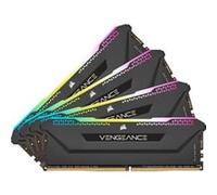 Kit Barrettes mémoire 32Go (4x8Go) DIMM DDR4 Corsair Vengeance Pro SL RGB 3200Mhz (Noir)