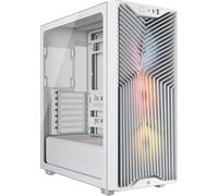 CORSAIR 3200D RS ARGB Boîtier PC Moyen Tour - 3 Ventilateurs RS120 ARGB, Airflow Élevé, Compatible Radiateur 360 mm, Panneau en Verre Trempé, Compatible Cartes Mères À Connexion Inversée - Blanc