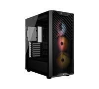 Corsair Boîtier PC Moyen Tour 3200D RS ARGB – 3x RS120 ARGB, Airflow, 360 mm, Verre Trempé – Noir