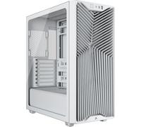 CORSAIR 3200D RS Boîtier PC Moyen Tour - 3 Ventilateurs RS120 Inclus, Airflow Élevé, Compatible Radiateur 360 mm, USB-C, Panneau en Verre Trempé, Compatible Cartes Mères À Connexion Inversée - Blanc