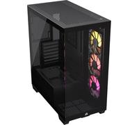 Boitier Moyen Tour E-ATX Corsair 3500X RGB avec panneaux vitrés (Noir)