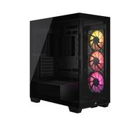 Corsair 3500X ARGB Midi Tower Noir, Acier & Verre Trempé, EATX, 2x3.5", 2x2.5", 7 Slots, 3x120mm, USB 3.2 Gen 1/2, Ref CC-9011278-WW