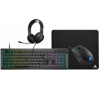 CORSAIR 4-in-1 gaming bundle - clavier K55 + souris gaming HARPOON RGB PRO + tapis de souris MM100 + casque multiplateforme HS35