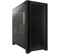 CORSAIR 4000D AIRFLOW - Tour - ATX - panneau latéral fenêtré (verre trempé) - pas d'alimentation (ATX) - noir - USB/Audio