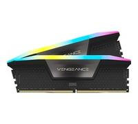 CORSAIR VENGEANCE RGB DDR5 RAM 48Go (2x24Go) 7000MHz CL40 Intel XMP Compatible iCUE Mémoire d'Ordinateur - Noir (CMH48GX5M2B7000C40)