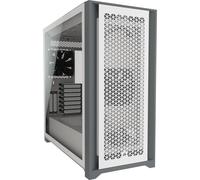 CORSAIR Boîtier PC 5000D Airflow - Verre Trempé Moyen-Tour ATX - Blanc (CC-9011211-WW)