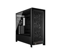 Corsair 5000D RS - Boîtier PC Midi Tower Noir, ATX/EATX, 2x 3.5", 6x 2.5", 3x 140mm avant, 1x 140mm arrière, USB 3.2 Gen 1/Gen 2, fenêtre verre trempé
