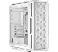 CORSAIR 5000T Boîtier PC ATX de Taille Moyenne - Panneaux Amovibles de Circulation d'air à l'avant et sur Le Toit, Intérieur Spacieux, ASUS BTF, MSI Project Zero, Gigabyte Project Stealth - Blanc