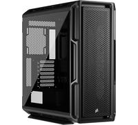 CORSAIR 5000T Boîtier PC ATX de Taille Moyenne - Panneaux Amovibles de Circulation d'air à l'avant et sur Le Toit, Intérieur Spacieux, ASUS BTF, MSI Project Zero, Gigabyte Project Stealth - Noir