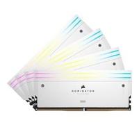CORSAIR Dominator Titanium RGB DDR5 RAM 64GB (4x16GB) DDR5 6000MHz CL36 Intel XMP Mémoire Informatique Compatible iCUE - Blanc (CMP64GX5M4B6000C36W)