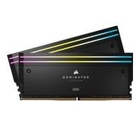 Dominator Titanium RGB - DDR5 - kit - 64 Go: 2 x 32 Go - DIMM 288 broches - 6600 MT/s / PC5-52800 - CL32 - 1.4 V - mémoire sans tampon - noir