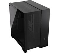 CORSAIR 6500D Airflow Boîtier PC ATX Mid-Tower - Pas de Ventilateurs Inclus - Design à Double Chambre - Compatible avec Les Cartes Mères à Connexion Inversée - Noir