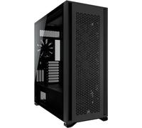 Corsair 7000D AIRFLOW Boîtier PC ATX Grande Tour (Panneau Avant à Flux d’air Élevé, Trois Ventilateurs de 140 mm Inclus avec Répéteur PWM, Gestion des Câbles Facilement, Vaste Espace Interne) Noir