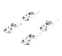 CORSAIR 9000D/1000D Replacement Tempered Glass Side Panel Door Hinge Set, White New
