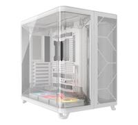 CORSAIR AIR 5400 RS-R ARGB Boîtier PC Triple Chambre Moyen-Tour - Blanc