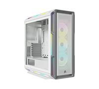 Corsair Boîtier PC Moyen-Tour iCUE 5000T RGB, verre trempé, connecté, blanc