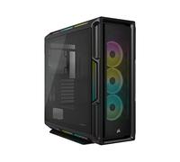 Corsair Boîtier Moyen-Tour connecté en Verre trempé iCUE 5000T RGB, Noir