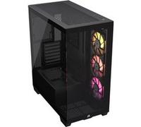 Boitier Moyen Tour E-ATX Corsair iCue Link 3500X RGB avec panneaux vitrés (Noir)