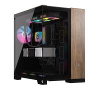 CORSAIR Boîtier PC 6500X Mid-Tower Dual Chamber - Noir/Bois Noyer New
