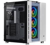 CORSAIR Boitier PC Crystal 680X - Cube Tour - Blanc - Fenêtre en verre trempé (CC-9011169-WW)