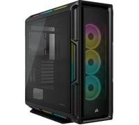 Corsair Boîtier Moyen-Tour connecté en Verre trempé iCUE 5000T RGB, Noir