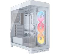 Boitier Moyen Tour E-ATX Corsair Frame 4500X LX-R iCue Link Panoramic RGB avec panneaux vitrés (Blanc)