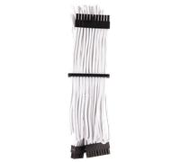 Cble ATX 24 broches type 4 Gen 4 à gainage individuel CORSAIR Premium - blanc