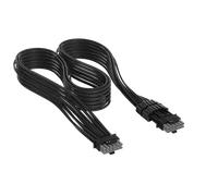 CORSAIR Câble Elite Premium gainé individuellement, PCIe 12V-2x6 vers PCIe 12V-2x6 600 W - Noir New