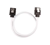 CORSAIR - Câble SATA - Serial ATA 150/300/600 - SATA (M) pour SATA (M) - 30 cm - blanc