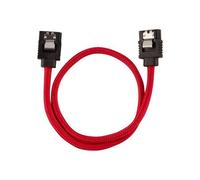 CORSAIR - Câble SATA - Serial ATA 150/300/600 - SATA (M) pour SATA (M) - 30 cm - rouge