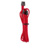 CORSAIR Câbles PCIe (connecteur simple) type 4 Gen 4 à gainage individuel Premium - rouges New