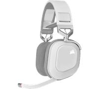 CORSAIR Casque gaming premium HS80 RGB WIRELESS avec audio spatial - Blanc (EU) (Revival Series) New