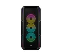 Corsair CC-9011230-WW Boîtier PC Midi Tower ATX Noir, 3x120mm avant, USB 3.2 Gen 1/2, Compatible Radiateurs 360mm, Vitre Trempée, Jusqu'à 6 Stockages