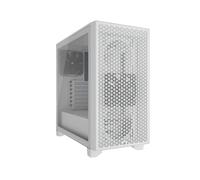 Corsair CC-9011252-WW Boîtier PC Midi Tower Blanc, ATX, 2x2.5", 2x3.5", 7 slots, USB 3.2 Gen 1, Vent. 1x120mm Avant & 1x120mm Bas, Vitre Trempée
