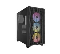 Corsair CC-9011255-WW Boîtier PC Midi Tower Noir, ATX, 2x 3.5", 2x 2.5", Vitre Trempée, 3x 120mm Avant, Radiateurs 120/140/240/280/360mm