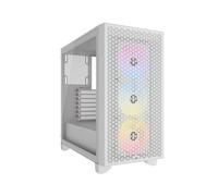 Corsair CC-9011256-WW Boîtier PC Midi Tower Blanc, ATX, 2x 3.5", 2x 2.5", Vitre Trempée, USB 3.2 Gen 1, 3x 120mm avant, Radiateurs 360mm max