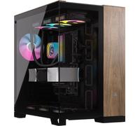 Corsair CC-9011282-WW CORSAIR Geh Midi 6500X (Tempered Glass) Black/Walnut Wood