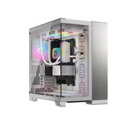 Corsair CC-9011285-WW Boîtier PC Midi Tower Acier/Verre Trempé Gris/Blanc, ATX, 2x3.5", 2x2.5", USB 3.2 Gen 1/Gen 2 Type A/C, Vent. 120/140mm, 328x481x496mm