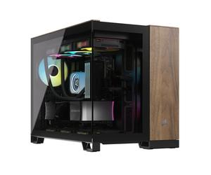 Corsair CC-9011286-WW unité centrale Midi Tower Noir, Noyer