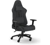 CORSAIR - Chaise bureau - Fauteuil Gaming - TC100 RELAXED - Tissu - Ergonomique - Accoudoirs réglables - Noir/Gris - (CF-901005 - Neuf