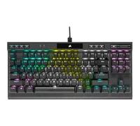 Corsair K70 RGB TKL CHAMPION SERIES Clavier de jeu optique mécanique (OpX RVB Commutateurs de touches mécaniques optiques, cadre en aluminium robuste, éclairage RVB par touche, câble USB-C amovible) Noir