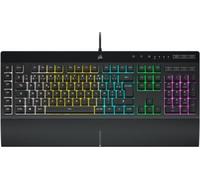 Corsair Clavier de jeu K55 RGB PRO – Filaire à membrane – AZERTY Français Noir