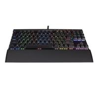 Corsair Clavier mécanique gaming filaire K65 RGB Rapidfire Compact - Cherry MX Speed - AZERTY Noir