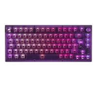 Corsair K65 Plus Wireless 75% RGB Mechanical Gaming Clavier - AZERTY FR - Commutateurs Linéaires MLX Red Pré-Lubrifiés - Keycaps PBT - PC, PS5, PS4, Xbox - Violet Atomique